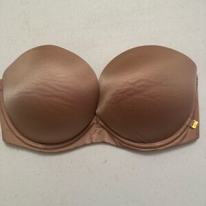 Victoria's Secret Tan Multi-Way Strapless Bra | 32DD